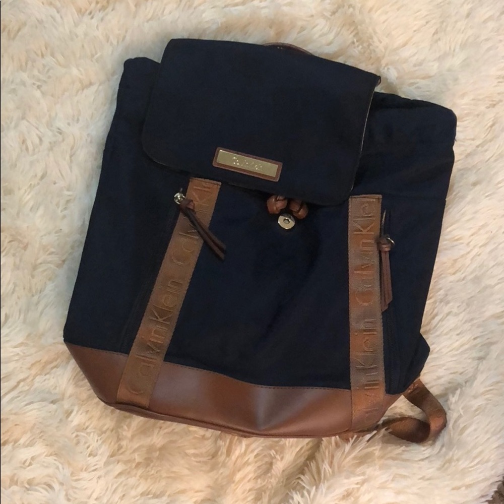 Dark blue backpack